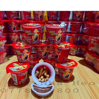 1 lốc 10 hộp bánh que chấm sô cô la Galletin ly 15gam