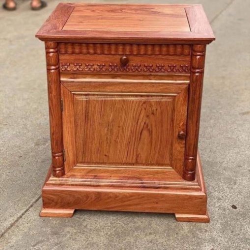 TỦ TÁP GỖ HƯƠNG KÊ ĐẦU GIƯỜNG CÓ CÁNH VÀ NGĂN KÉO CAO 60X50X40