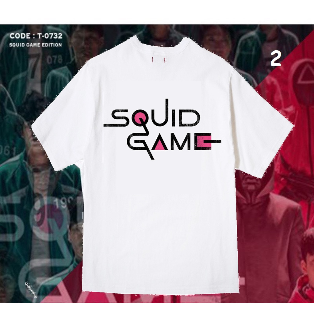 [4 MẪU] Áo Squid Game trò chơi con mực Tee Korean Hàn Quốc unisex cryaotic10