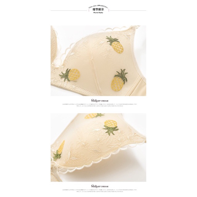 Bán Sỉ Áo Lót Fruit GirlSu Ren Hoa Quả Nhiệt Đới Không Gọng Nâng Ngực Xuất Nhật | BigBuy360 - bigbuy360.vn