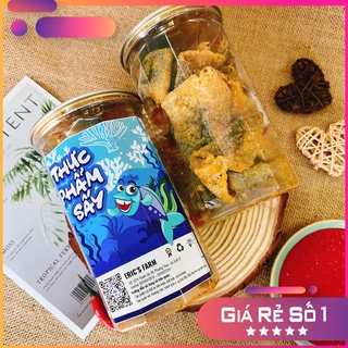 Da cá trứng muối hoàng kim Eric's Farm 200g, thơm giòn, thấm vị, ăn vặt Sài Gòn vừa ngon vừa rẻ