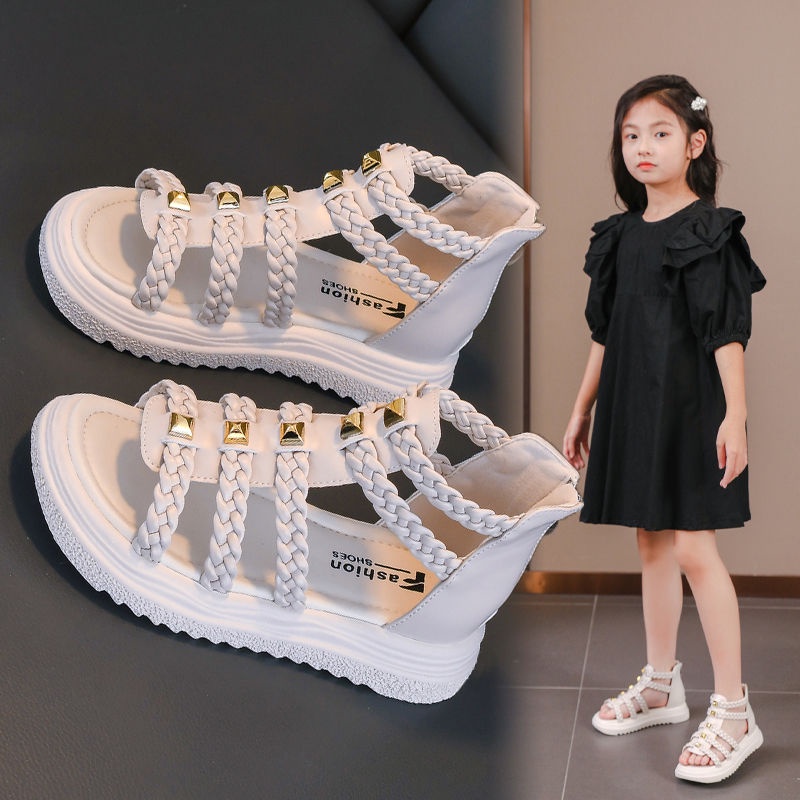 Giày Sandal Công Chúa Đế Mềm Thời Trang Mùa Hè 2022 Dành Cho Bé Gái