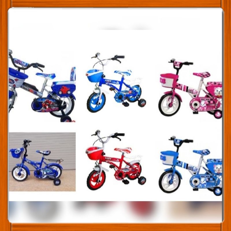 Xe đạp 4 bánh trẻ em từ 3-> 5 tuổi Chợ lớn ĐÃ LẮP SẴN