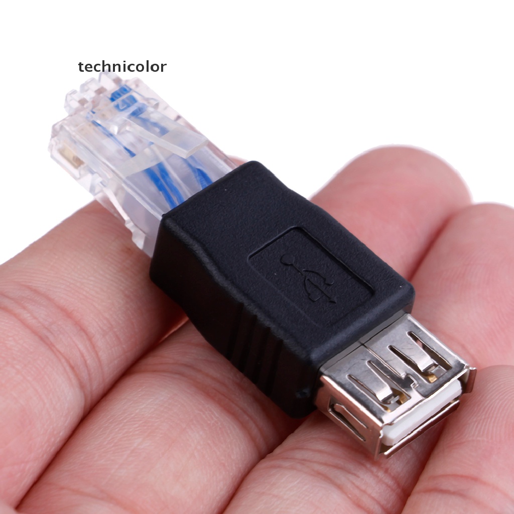 1 Đầu Chuyển Đổi Từ Giác Cắm RJ45 Sang Cổng Cắm USB