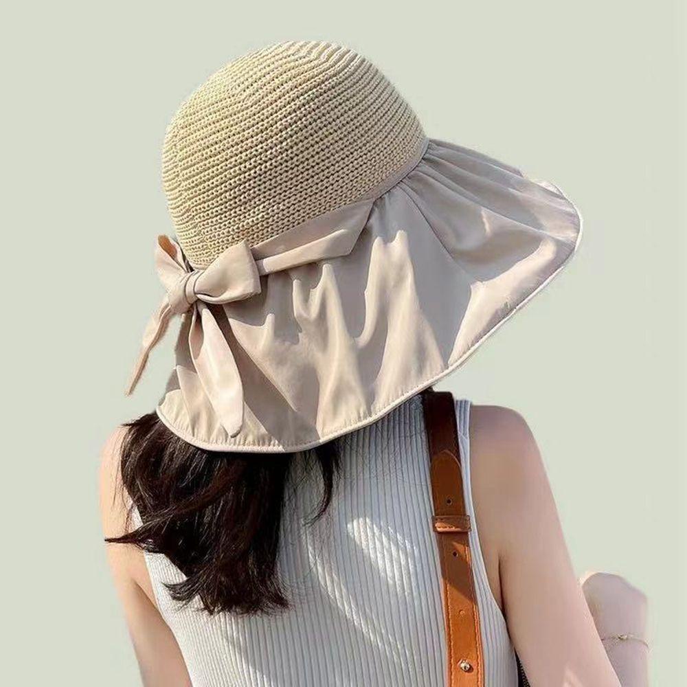 Mũ Rộng Vành Chống Nắng Đan Móc Thủ Công Thời Trang Mùa Hè