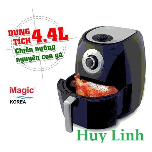 [ELHACOIN6 hoàn tối đa 700k xu] Nồi chiên không dầu Magic Korea A84 - A78 New - 4.4 lít