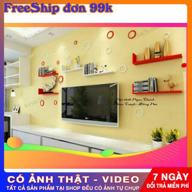 Kệ chữ L trang trí treo tường (sét 1 thanh ngang 60*16*15cm)