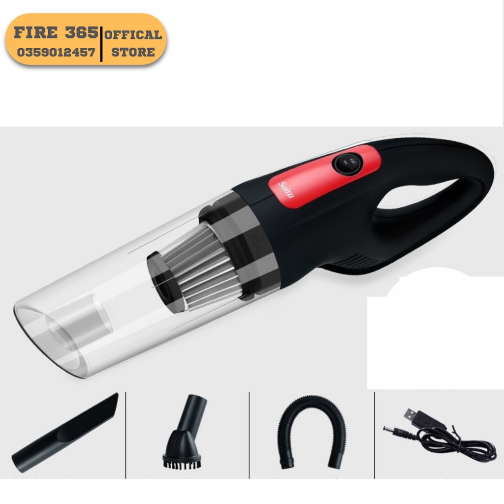 Máy Hút Bụi Cầm Tay Mini Máy Hút Bụi Cho Xe Hơi Ô Tô Cực Khỏe Loại Có Dây Và Không Dây [BH 1 đổi 1]