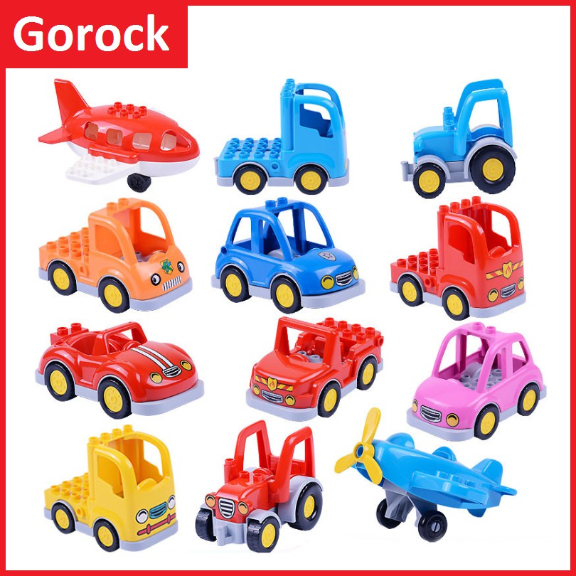 Hãng Gorock- Mô hình các loại xe và máy bay tương thích với Lego Duplo