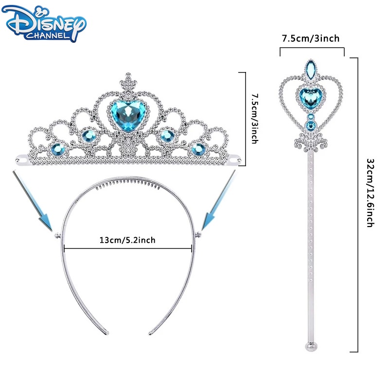 Bộ Phụ Kiện Hóa Trang Công Chúa Anna Elsa Xinh Xắn Cho Bé Gái