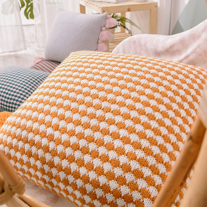 Vỏ Gối 10mk Phối Tua Rua Phong Cách Boho Bắc Âu Trang Trí Nhà Cửa / Ghế Sofa / Phòng Khách / Phòng Ngủ