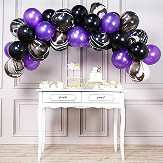 Set Bóng Trang Trí Tiệc Tone Màu Tím Mộng Mơ.