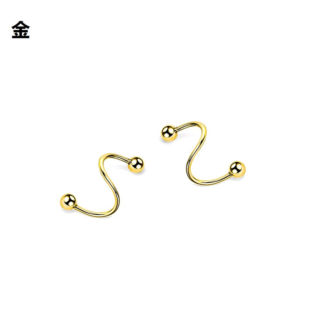 Bông Tai Dáng Xoắn Thời Trang Phong Cách Retro Cá Tính