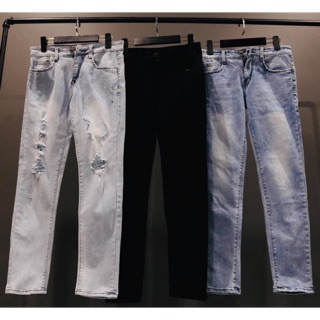 Quần Jeans form ôm nhẹ slim fit nam nữ