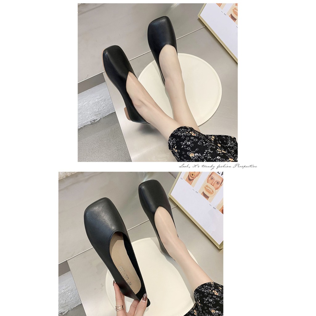 Giày Búp Bê Nữ Phối Lông Thời Trang 2021 | BigBuy360 - bigbuy360.vn