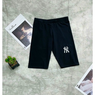 Quần legging MLB lửng ngắn legging,quần legging dài MLB Ny trơn basic