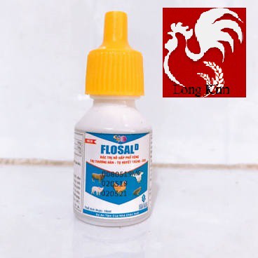 [Mã PET50 giảm 10% - tối đa 50K đơn 250K] Flosal D chai 10ml Gà khò khè, xỗ mũi, viêm phổi, thương hàn, CRD, tiêu chảy