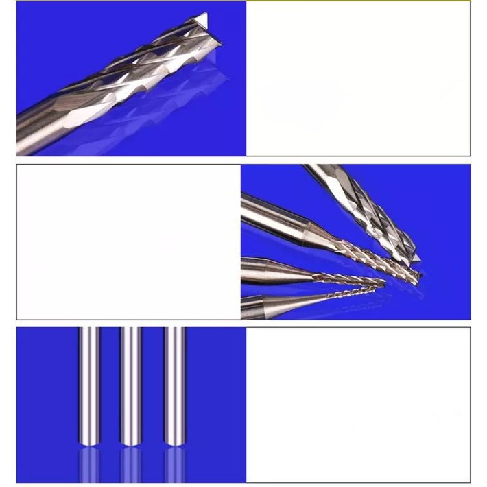 Bộ 12 mũi phay mạch PCB 0.6mm-2.0mm