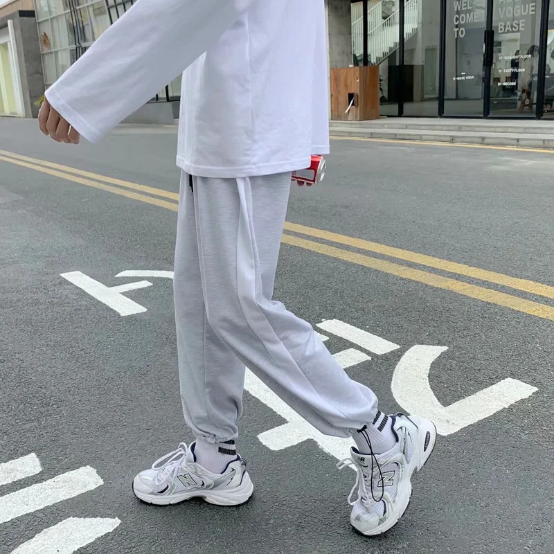 Quần dài lưng thun họa tiết đường kẻ sọc phong cách thời trang nam M-3Xl | BigBuy360 - bigbuy360.vn