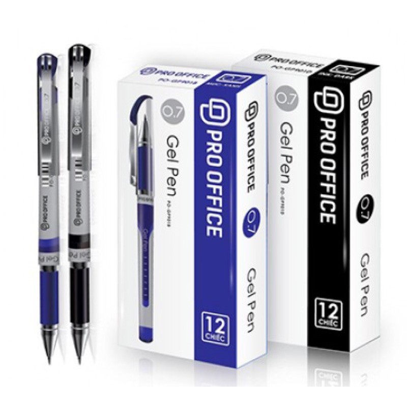 Bút PRO OFFICE Gel Pen 0,7mm PO-GP901B 1hộp/12c