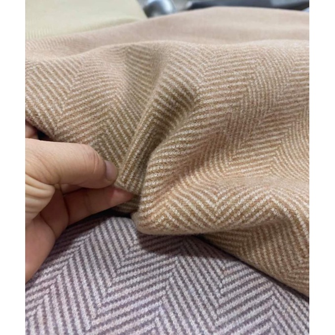 Vải dạ ép xương cá