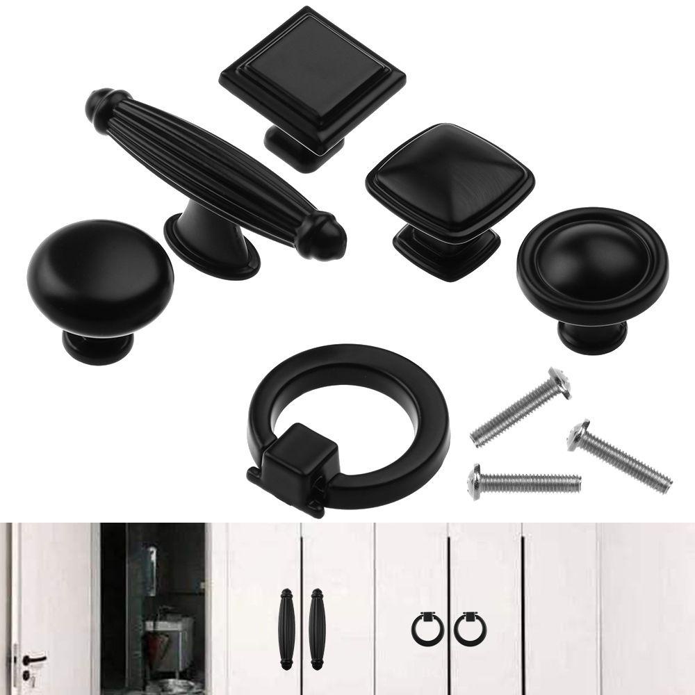 Tay Nắm Cửa Tủ Bếp Màu Đen Nhiều Kiểu Dáng