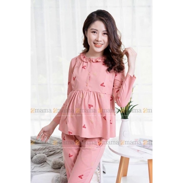 [Ảnh Thật] Bộ Bầu Kết Hợp Sau Sinh 2in1 Tiện Lợi ❤️ Chất Cotton Loại 1 Mềm Đẹp ❤️ Có Khoá Kéo Cho Con Ti Tiện Lợi