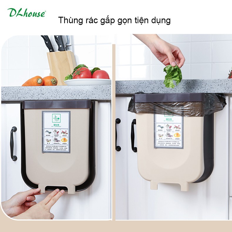 Thùng rác gấp gọn Size lớn