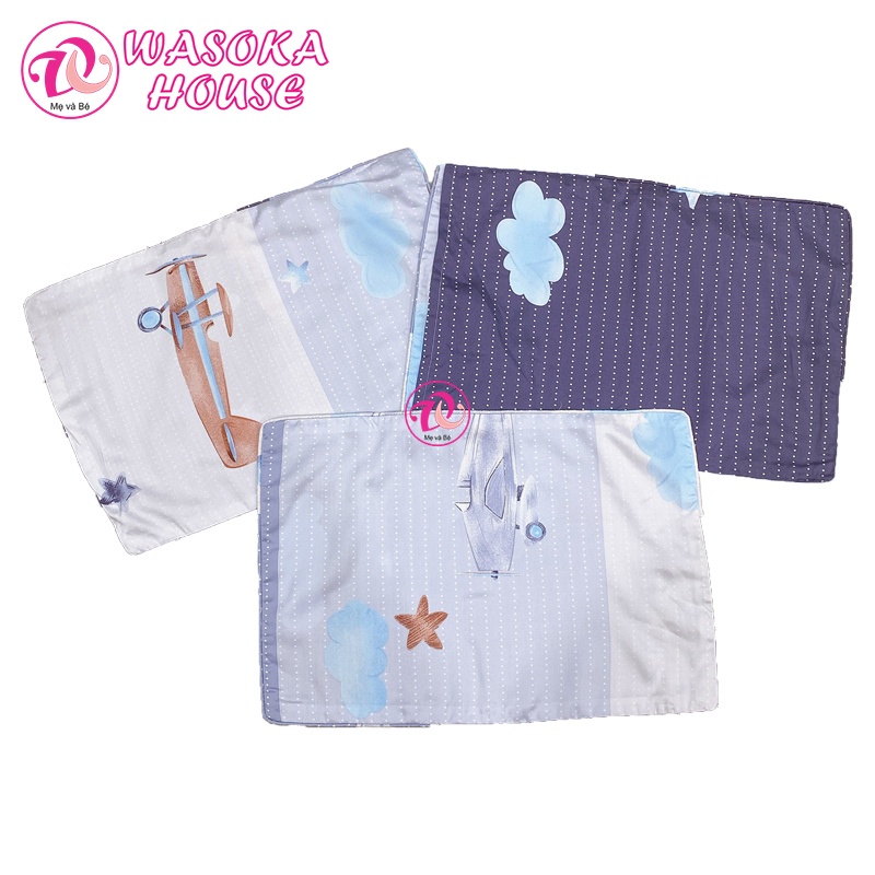 Vỏ gối nằm cho trẻ em, vải tencel mềm mát nhiều họa tiết ngộ nghĩnh đáng yêu