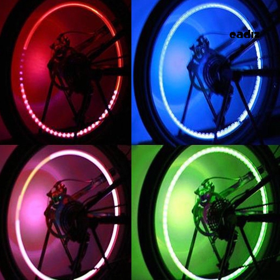 Đèn Led Neon Gắn Van Bánh Xe Đạp, Xe Máy, Xe Đạp