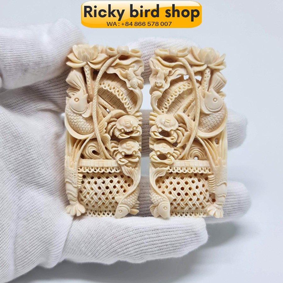 Gối cầu, bợ cầu cho lồng khuyên - Chạm nhiều tích đẹp