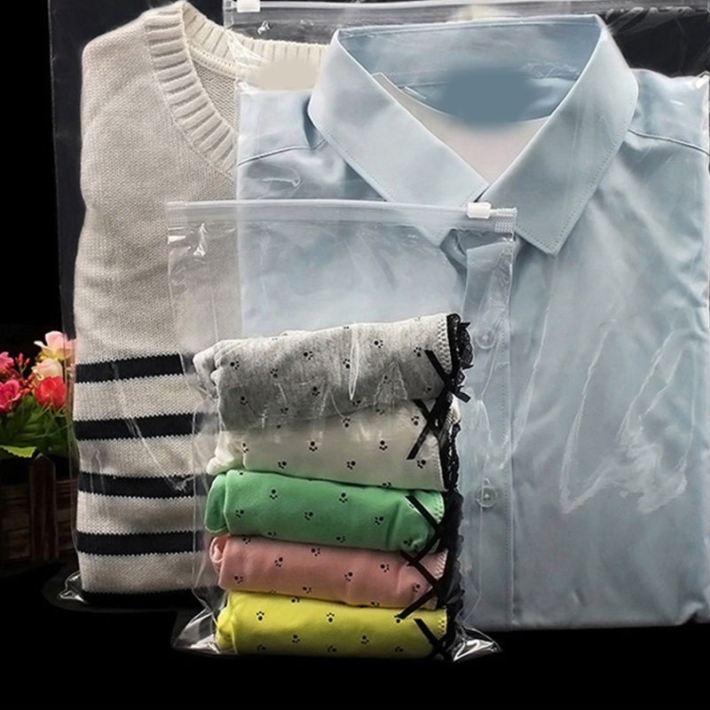 Túi Zip Nhựa Mờ Trong Suốt Đựng Đồ Du Lịch Tiện Dụng