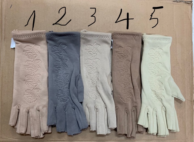 combo 2 đôi găng 3t 3 lớp dập bông cắt 5 ngón