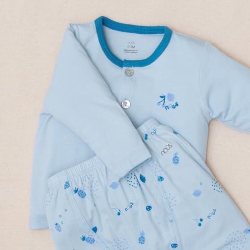 NOUS BỘ QUẦN ÁO SƠ SINH CÀI THẲNG DÀI, Suzy Baby