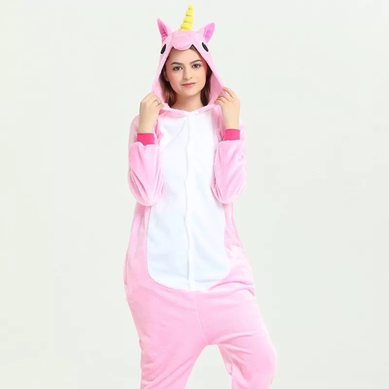 Bộ Đồ Thú Unicorn Pink Người Lớn    Bộ Đồ Thú Kỳ Lân Hồng Người Lớn   Bộ Đồ Unicorn Pink