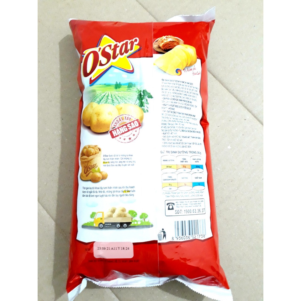 Bánh Snack O'Star Orion Vị Kim Chi Gói 108g