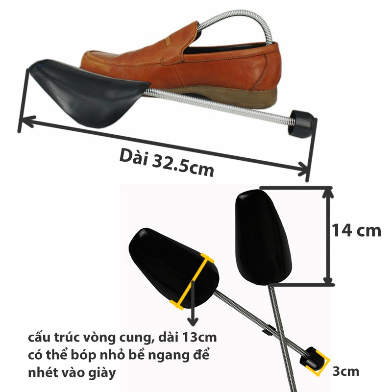 Cây giữ dáng giày &amp; chống móp, hỏng form giày các loại _Doni86_DNPK44