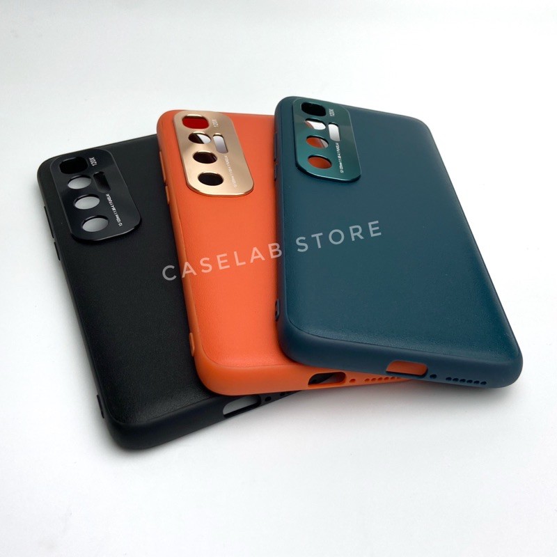 Ốp BEATLE lưng DA viền camera Kim Loại cho Xiaomi Mi10/ Mi10 Ultra