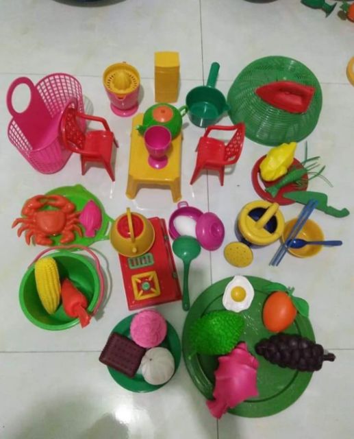 Đồ Chơi Cho Bé Trai Gái♥️ FREESHIP ♥️ Đồ chơi bán theo cân đồ nhà bếp cân kg nhựa VIỆT NAM