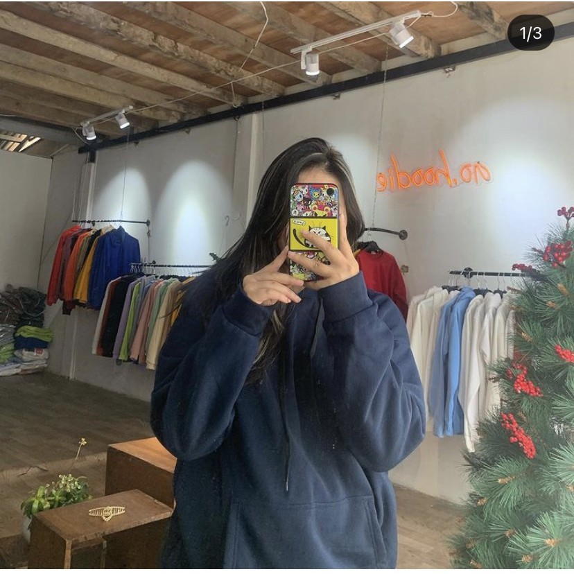 Áo Hoodie BASIC Màu Trơn Form Rộng Unisex Cho Cả Nam Và Nữ | BigBuy360 - bigbuy360.vn