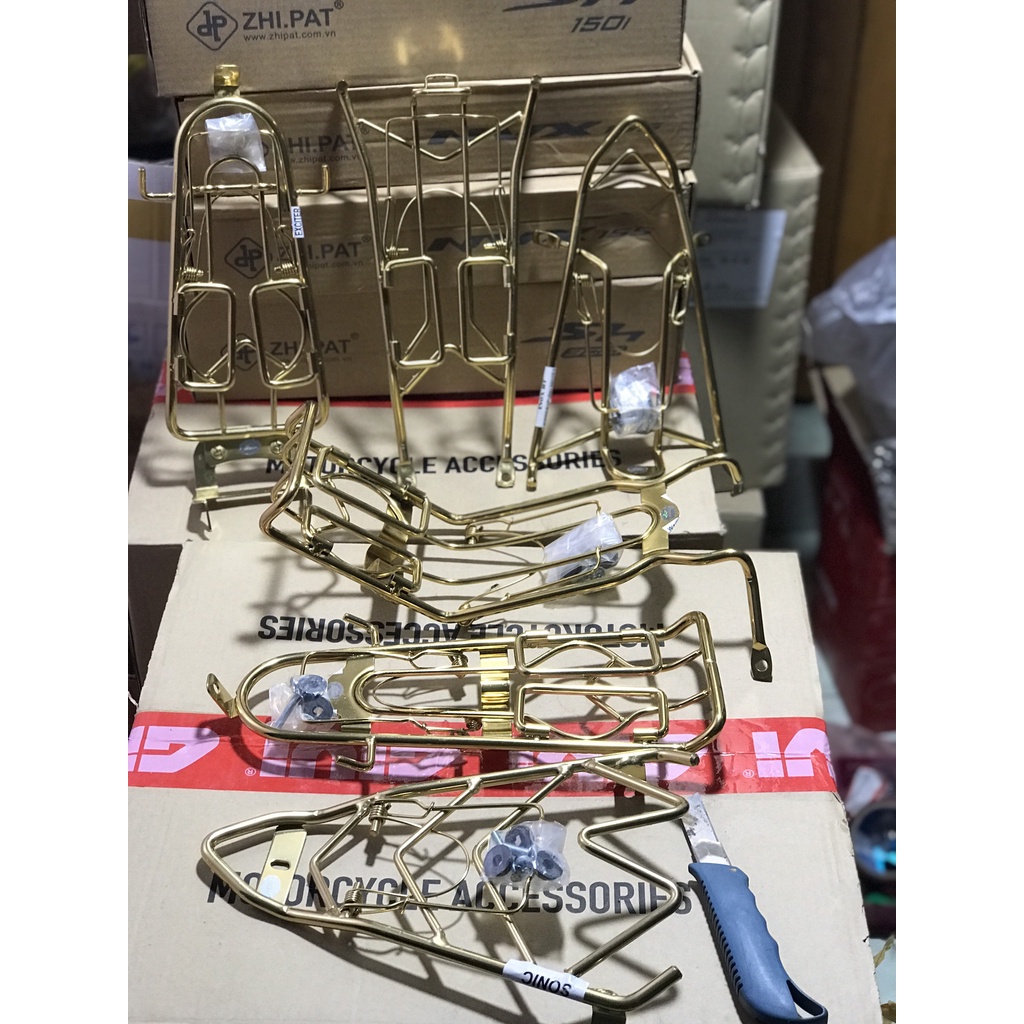 Baga Winner V1, V2, V3, Exciter Ex 155, 150, 135, Wave, Sonic Inox 10li Loại 1 Xi Cao Cấp Màu Vàng