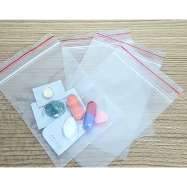 Túi zip miết đựng thuốc chia ngày