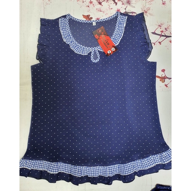 (48-70kg) Đồ Bộ Nữ Mặc Nhà Shop Thục Anh, Bộ Lửng Lụa Phối Viền Cao cấp