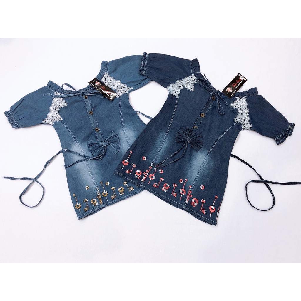 Đầm jean bé gái 8-18kg