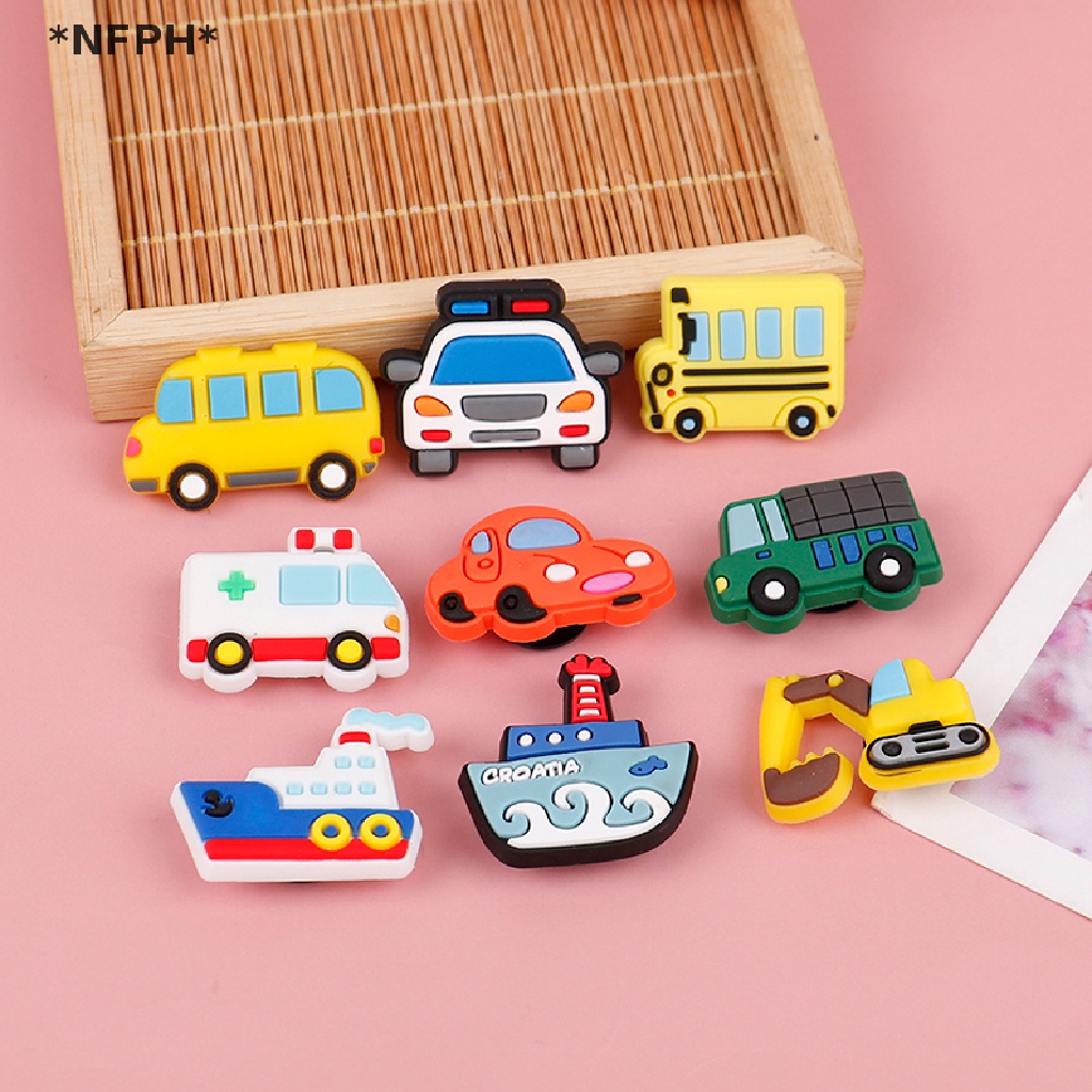 Set 10 Phụ Kiện Trang Trí Giày Dép Họa Tiết Hoạt Hình DIY