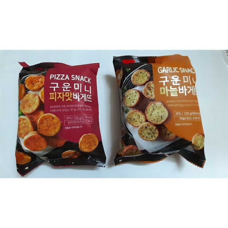 Combo 1 thùng×12 Gói - Bánh mì sấy Bơ Tỏi hàn quốc 120g DATE 1/2023