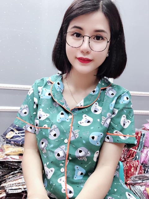 Bộ pizama cộc cute hàng đẹp