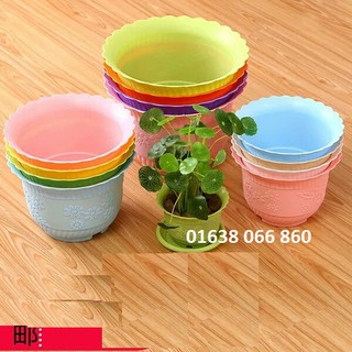 Chậu trồng hoa nhựa