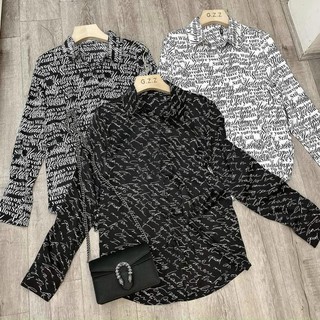 Áo somi lụa chữ kí siêu hot