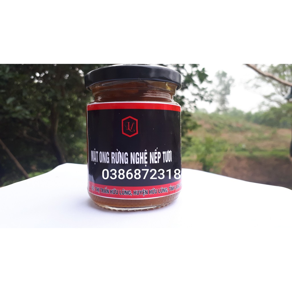 MẬT ONG RỪNG NGÂM NGHỆ NẾP(150ml)